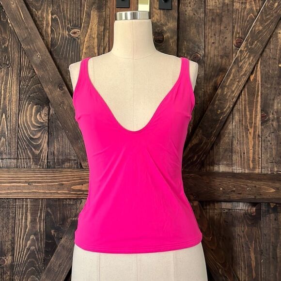 Victorias Secret Vintage Pink swim Top Sz-Small - Picture 1 of 10
